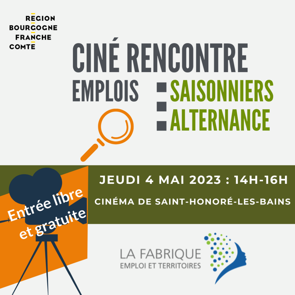 Ciné Rencontre à Saint-Honoré-les-Bains : Découvrez les emplois saisonniers et en alternance